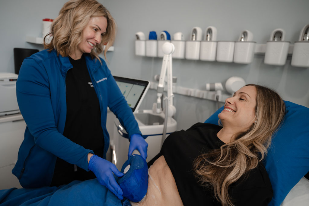 CoolSculpting Elite treatment at NEOSkin Medical Spa in Hudson, Ohio